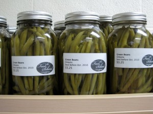preserved green beans
