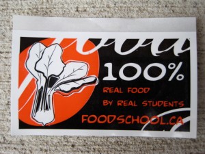 The goods: $0.50 each or 10 for $5.00 with all proceeds going to support future Food School initiatives